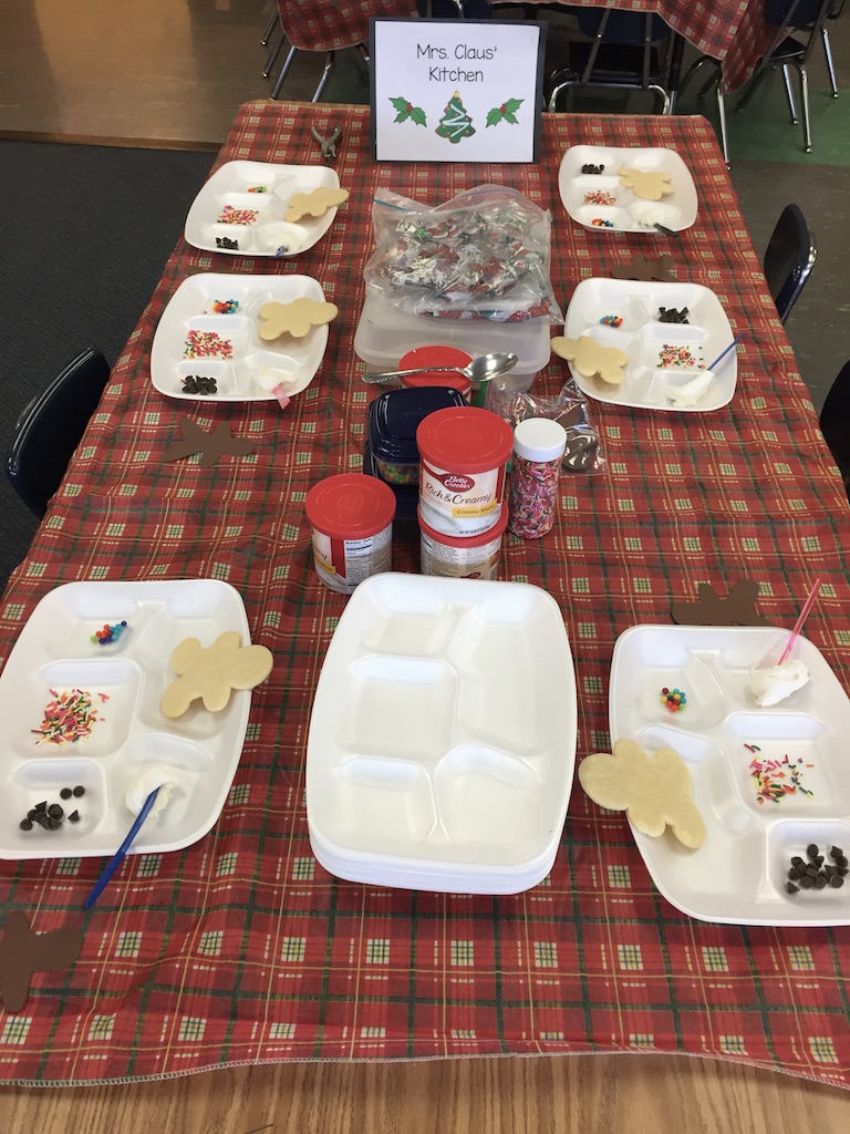 North Pole Party - cookie decorating