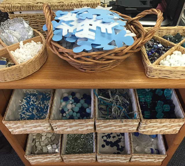 loose parts at a kindergarten play center