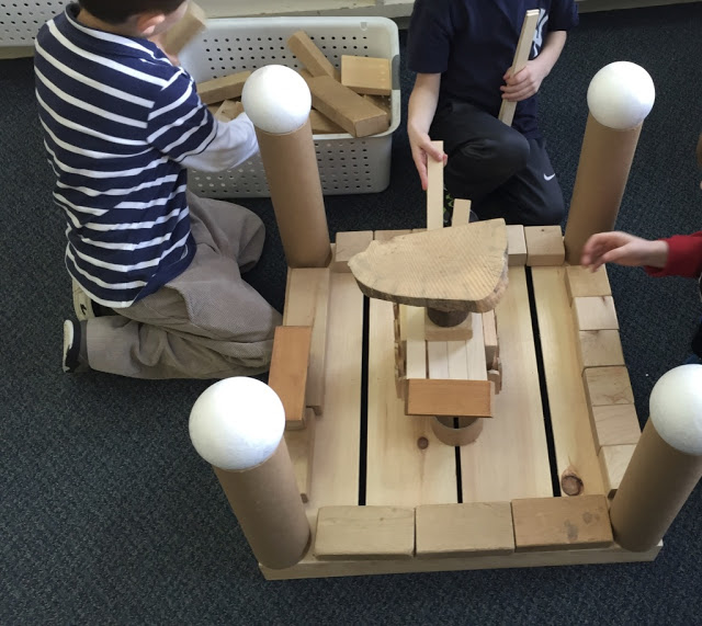 block center building in kindergarten