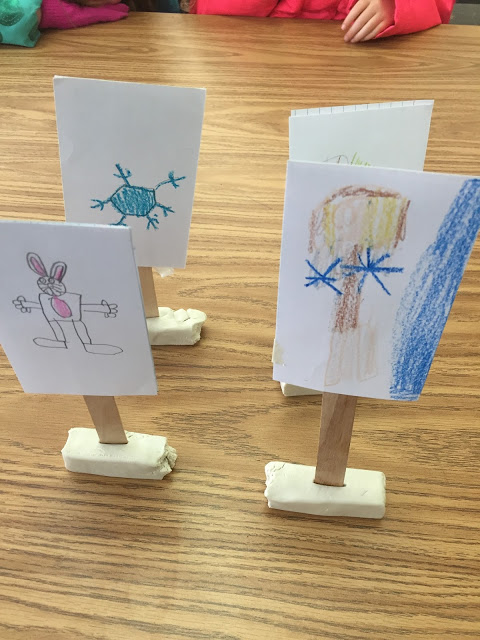 kindergartners create a board game to apply learning