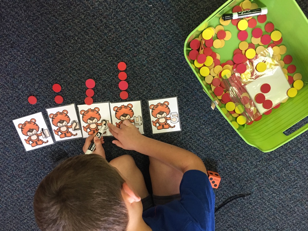 Ten Apples Up on Top Math Dice Game
