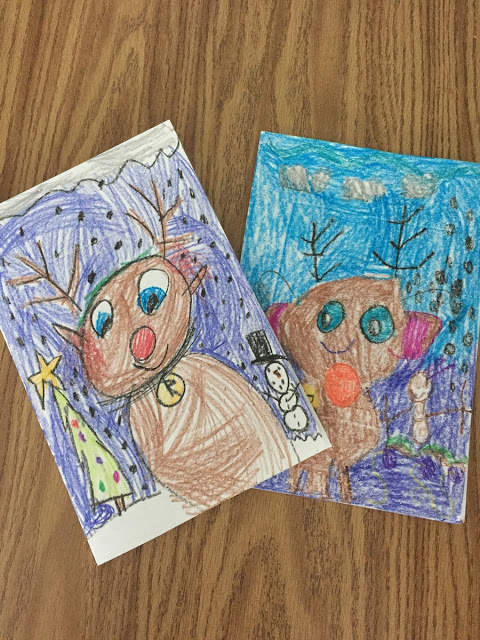 making holiday cards for christmas kindness