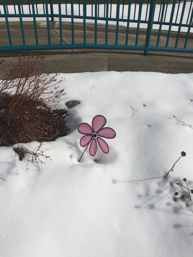 pinwheel moving as a sign of wind