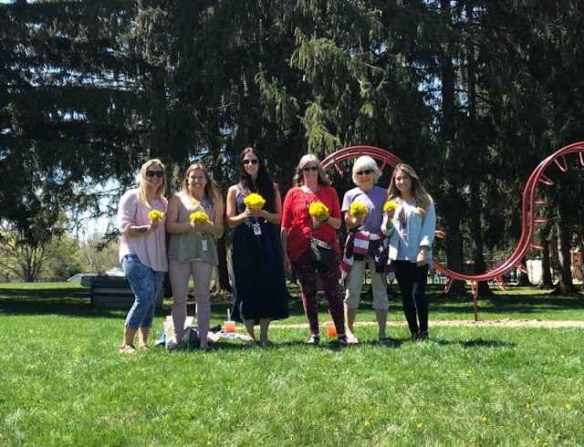 dandelion bouquets for teachers