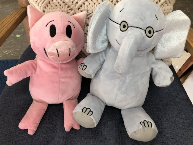 elephant and piggie stuffed toys