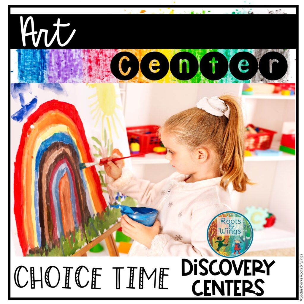 How to guide to set up an Art Center in early childhood classroom