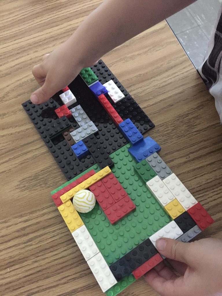 designing and building marble mazes in our classroom makerspace