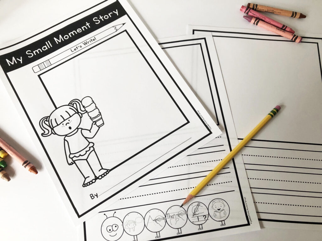 small moment writing paper 