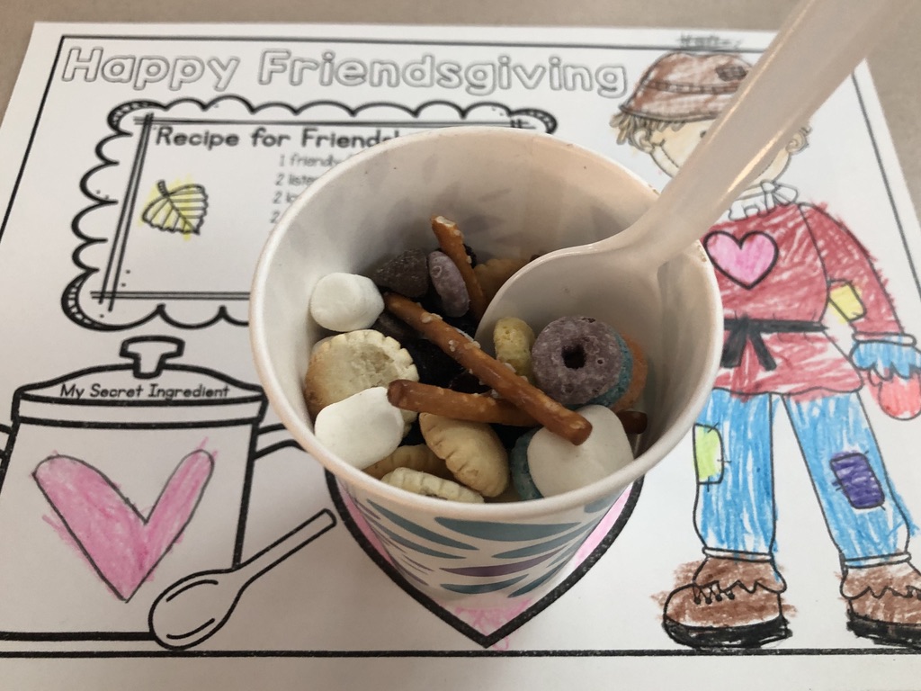 Making Friendship Soup for Thanksgiving in Kindergarten