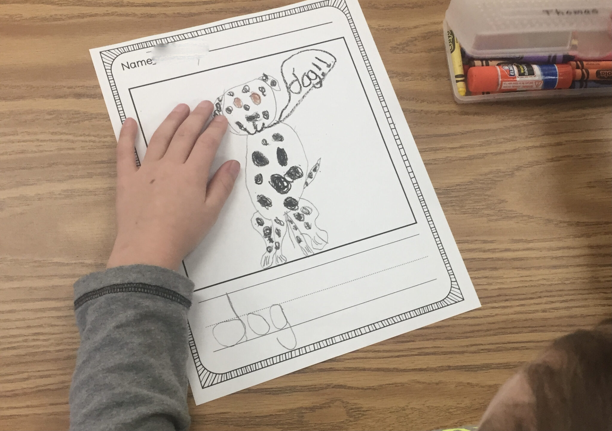 Drawing and Labeling Pictures: First Steps in Kindergarten